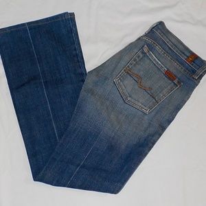 7 For All Mankind jeans sz 27 sz 6 Bootcut EUC !